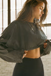 Slouchy Crop Long Sleeve