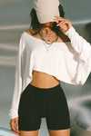 Relaxed Crop Long Sleeve