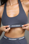 Joah Brown The Sports Bra Sueded Onyx 704BRA - Free Shipping at Largo Drive
